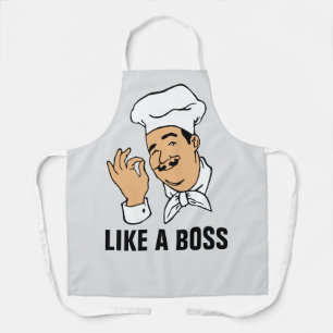 TABLIER PAPA BOSS CHEF MENS KITCHEN APRON