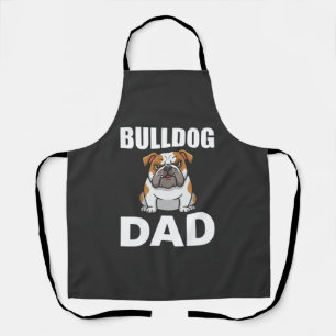 Tablier Papa Bouledogue Dessin Animé Amateur de Chien