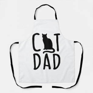 Tablier papa chat chat noir mignon j'aime mon meilleur ami