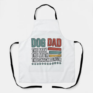 Tablier Papa Chien Le Fournisseur de Snacks Chemise Vintag