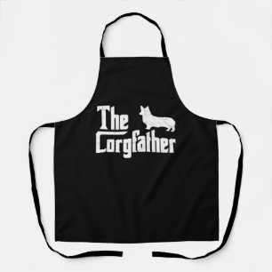 Tablier Papa Corgi le Corgfather T-shirt drôle pour amateu