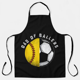 Tablier Papa de Ballers Père Fils Softball Footballeur C