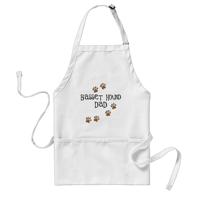 Tablier Papa de Basset Hound (Devant)