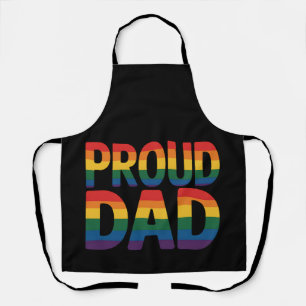 Tablier Papa fière famille LGBTQ Fierté gay allié Arc-en-c
