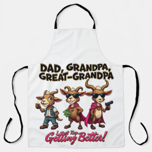 Tablier Papa Grand-père Arrière-grand-père la CRÈME des pè