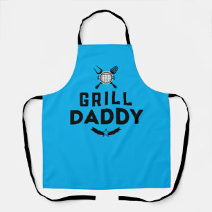 Tablier Papá Grill Daddy BBQ Et Fumage Pour La Fête Des Pè