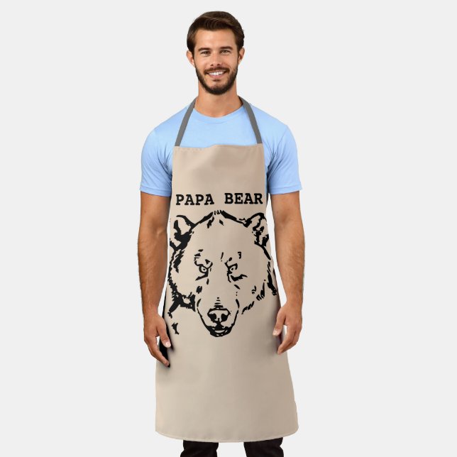 TABLIER PAPA GRIZZLY BEAR PAD APRON (Porté)