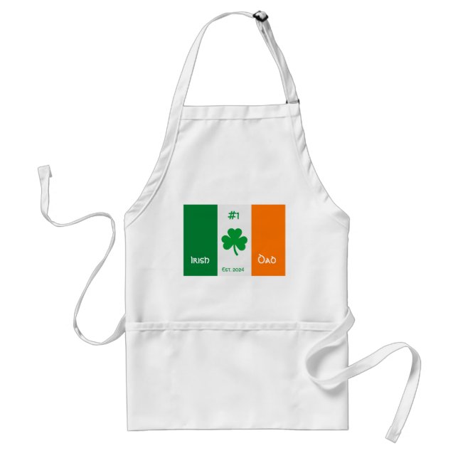 Tablier Papa irlandais #1 (Devant)