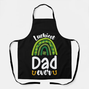 Tablier Papa le plus chanceux de la famille St Patrick's D