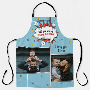 Tablier Papa Superhero Comédie Discours Bubble 2 Photo