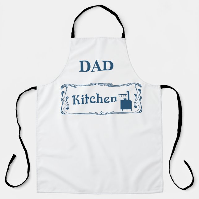 Tablier Papa's Apron - Cadeau de Fête des pères pour papa (Recto)