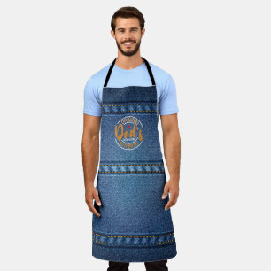 Tablier Papa's Authentic Jardin BBQ All-Over Print Apron
