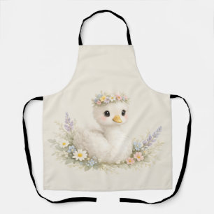 Tablier Papeterie aquarelle Fleur sauvage Elégant bébé cyg