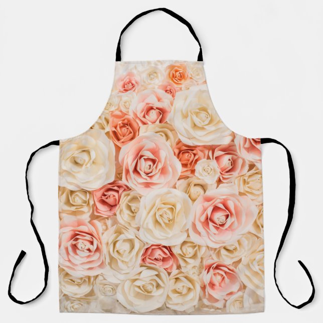 Tablier Papier à fleurs pour arrière - plan en style amour (Recto)