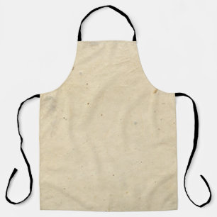 Tablier Papier blanc gris fait main