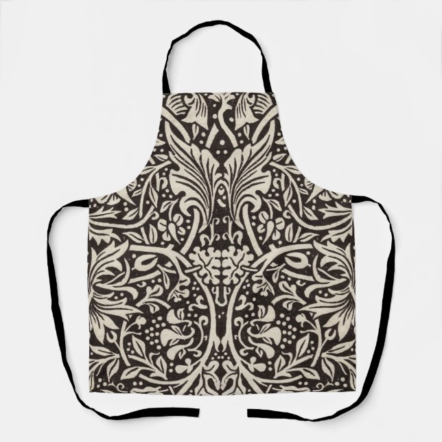 Tablier Papier peint floral Narcisse William Morris (Recto)