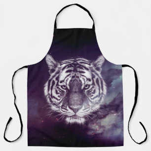 Tablier Papier peint Galaxy Tiger Face