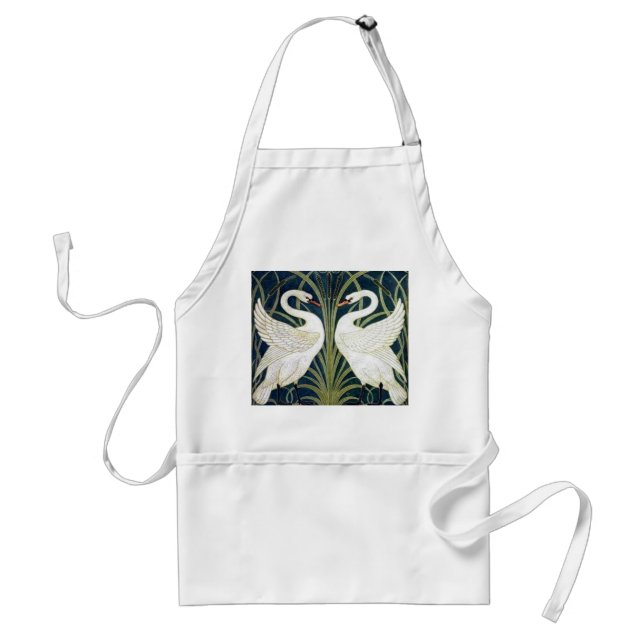 Tablier Papier peint Swan and Rush et Iris Apron (Devant)