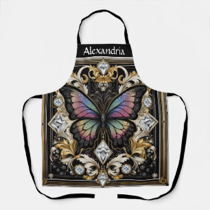 Tablier Papillon Arc-en-Ciel Art Déco