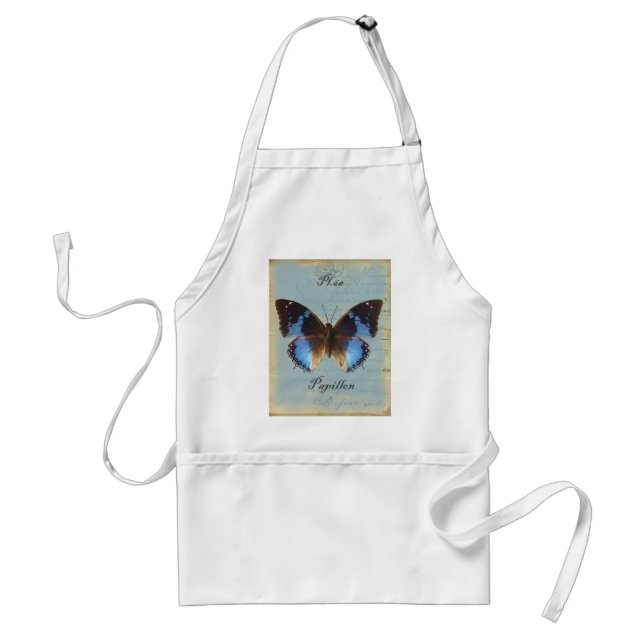 Tablier Papillon bleu (Devant)