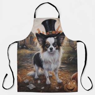Tablier Papillon Citrouille Halloween effroi