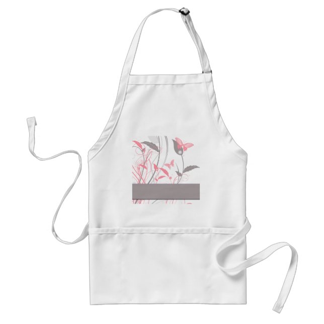 Tablier Papillon dans le rose de chèvrefeuille (Devant)