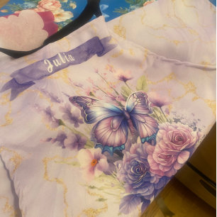 Tablier Papillon de rêve pourpre