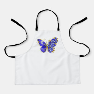 Tablier Papillon de saphir de fleur