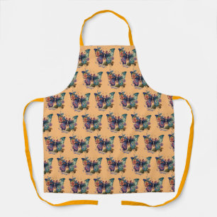 Tablier papillon en or