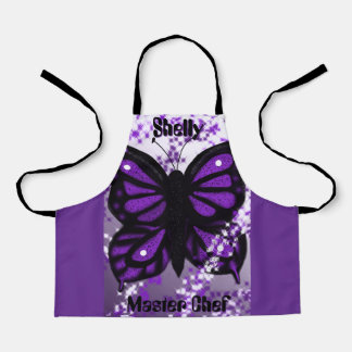 Tablier Papillon pourpre Apron de l'enfant