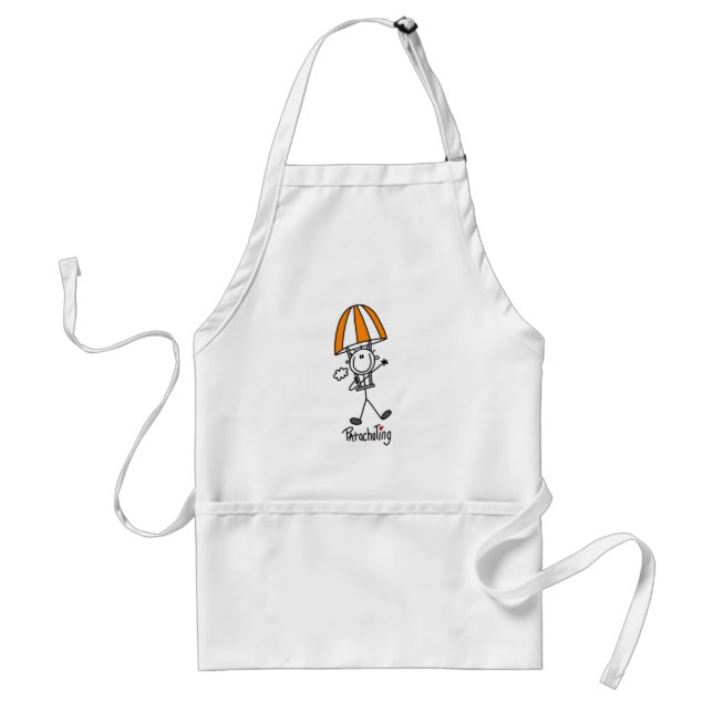 Tablier Parachutiste bonhomme allumette (Devant)