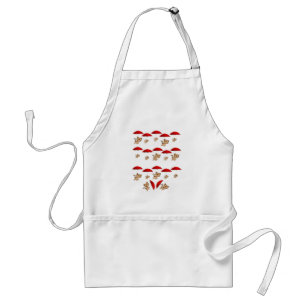 Tablier Parasols rouges Kitten Kitchen Apron