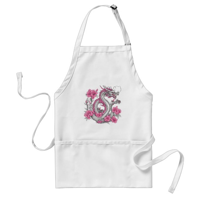 Tablier Parc Dragon Fleur (Devant)