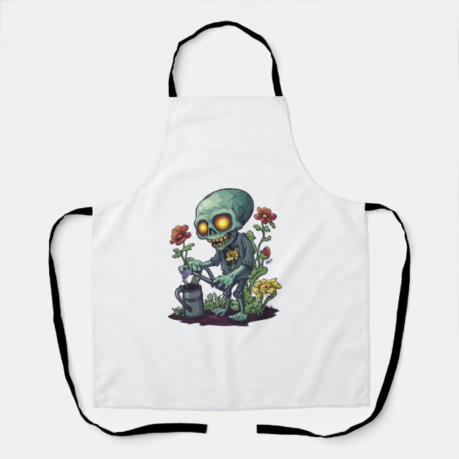 Tablier Parent de plante zombie (Recto)