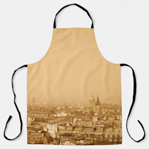 Tablier Paris franceparis à l'ancienne, vieux, ancien, un