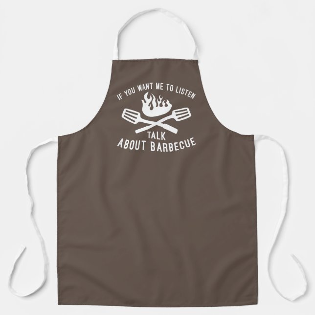 Tablier Parler du barbecue (Recto)