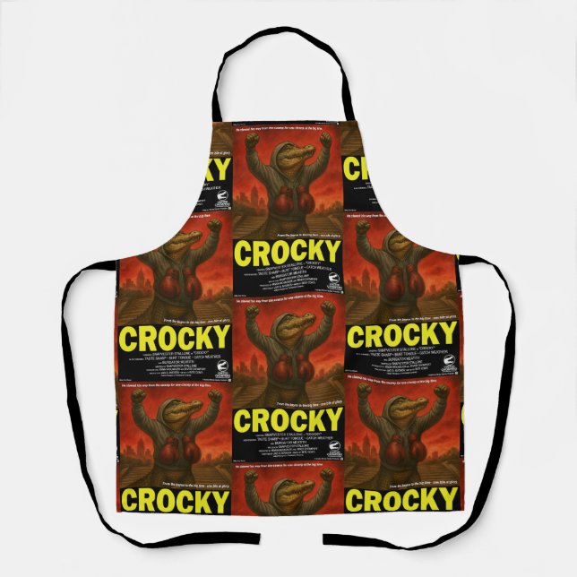 Tablier Parodie de film classique Crocky (Recto)