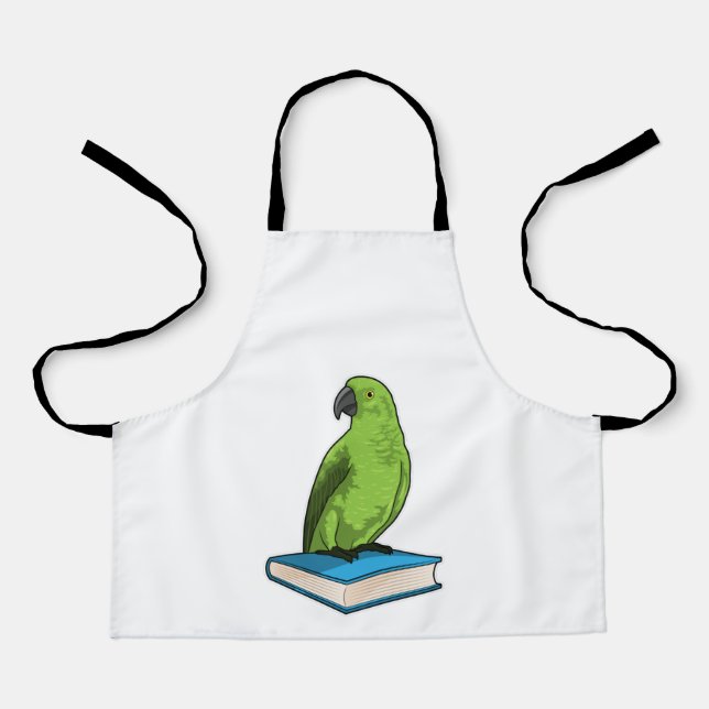 Tablier Parrot with Book (Recto)