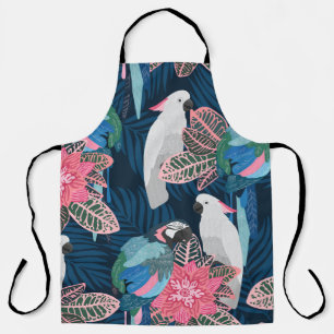 Tablier Parrots Tropical : Vintage Motif sans fil