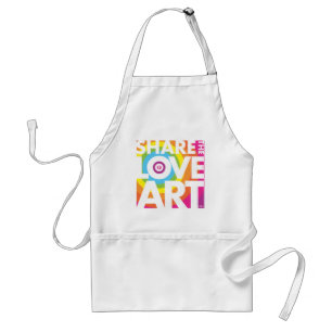 TABLIER PARTAGEZ L'AMOUR DE L'ART