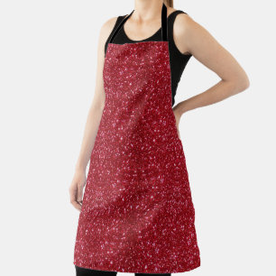 Tablier Parties scintillant branchée Red Sparkle