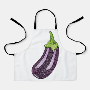 Tablier Parties scintillant Eggplant