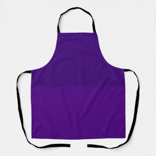 Tablier Parties scintillant Top Purple Color Block Apron -