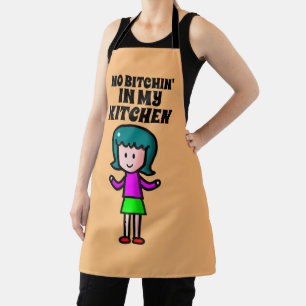 TABLIER PAS DE BITCHIN DANS MA CUISINE, MON ÉPOUSE OU MÈ