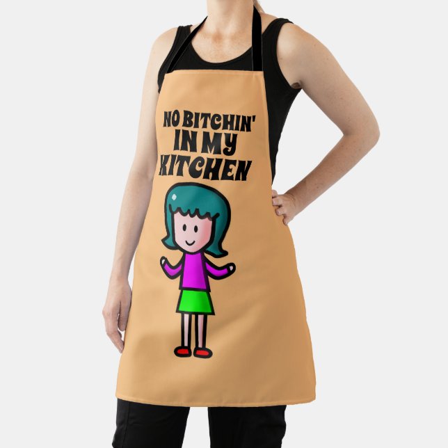 TABLIER PAS DE BITCHIN DANS MA CUISINE, MON ÉPOUSE OU MÈRE (Insitu)