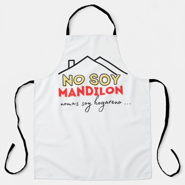 Tablier Pas de soja mandilon nomas soy hogareno (Recto)