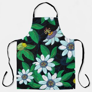 Tablier Passionflower, passiflora sur un arrière - plan no