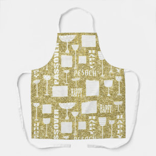 Tablier Passover Matzah Vin Gold Apron