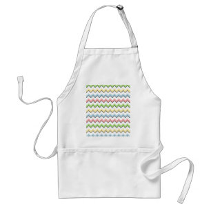 Tablier Pastel Chevron-Drop Shadow par Shirley Taylor