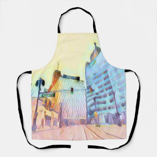 Tablier Pastel Cityscape Apron